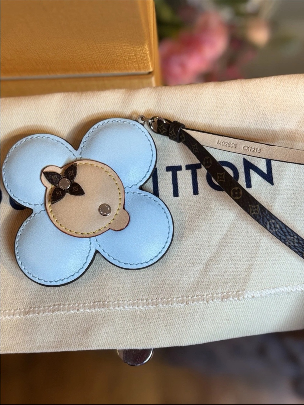 LOUIS VUITTON VIVIENNE BLUE BAG CHARM MADE IN FRANCE 💯AUTHENTIC! - Picture 6 of 7
